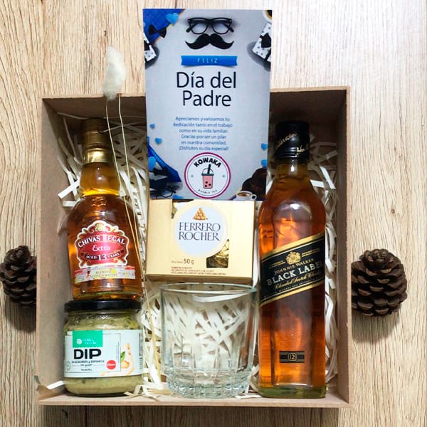 Box Whisky Exclusivo - Papá 09